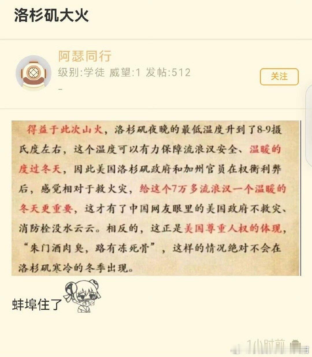 懂了，美国才是尊重人权，洛杉矶大火背后的故事温暖人心 