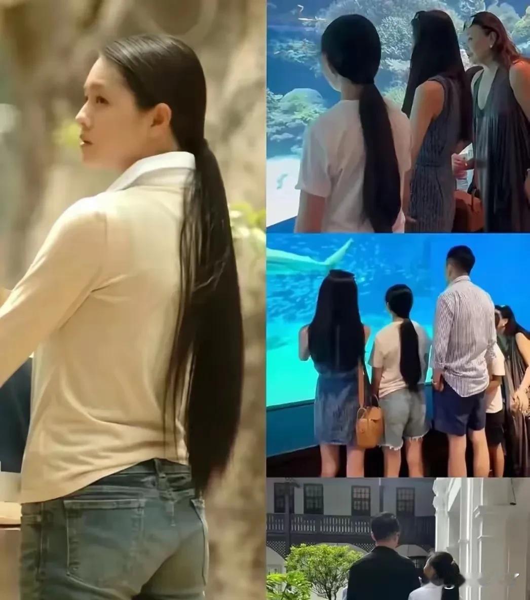玥儿就是翻版大S，发型身材比例一模一样，据说声音也很像，难怪大S那么疼爱玥儿，谁