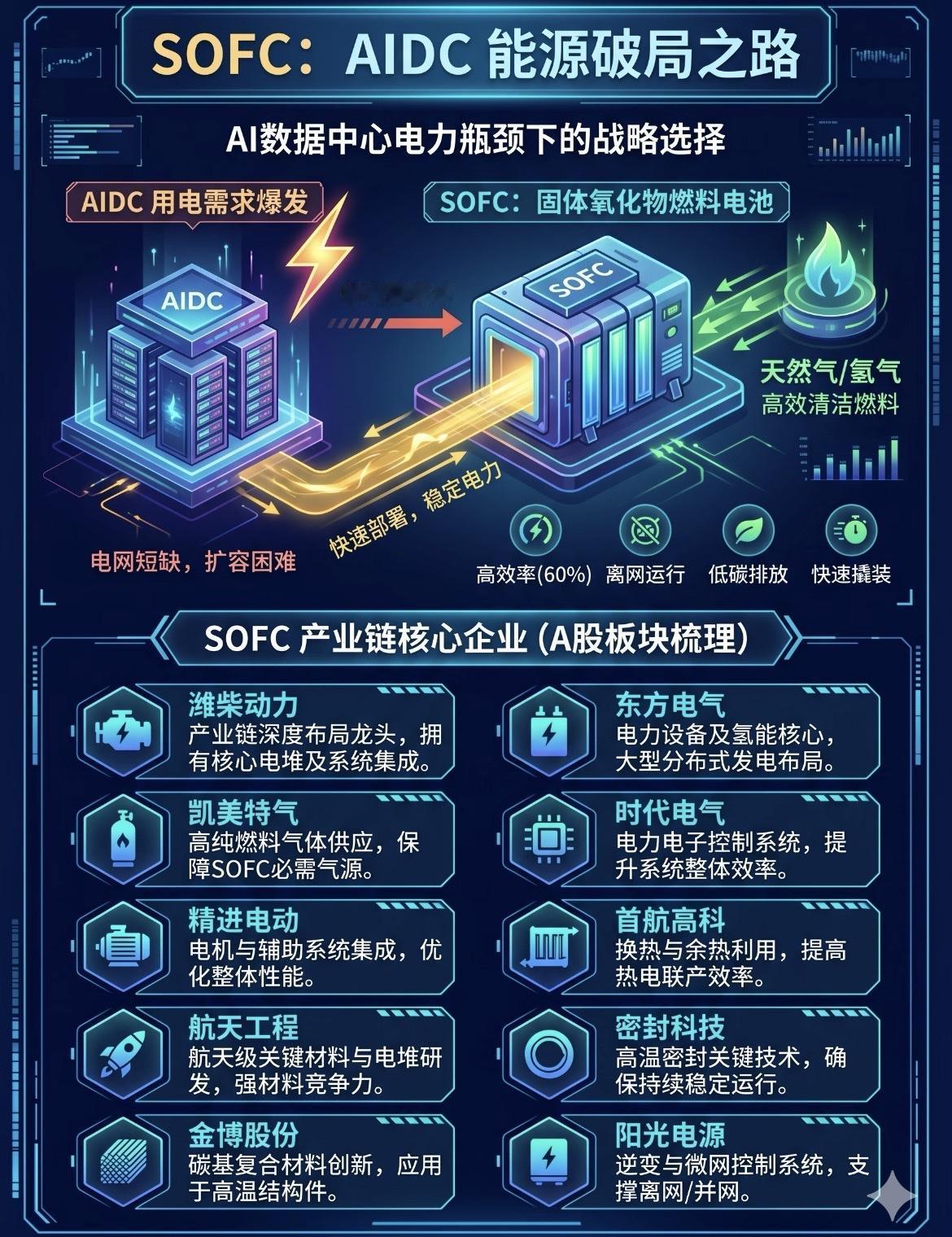 SOFC：AIDC能源破局方向