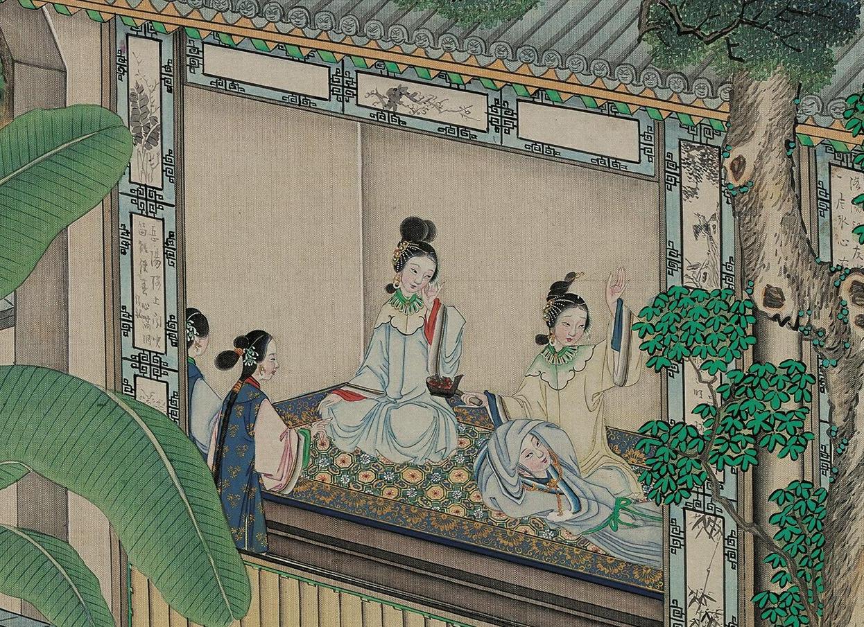 《红楼梦》里面无闲笔，在第六十四回：“幽淑女悲题五美吟，浪荡子情遗九龙珮”中，将