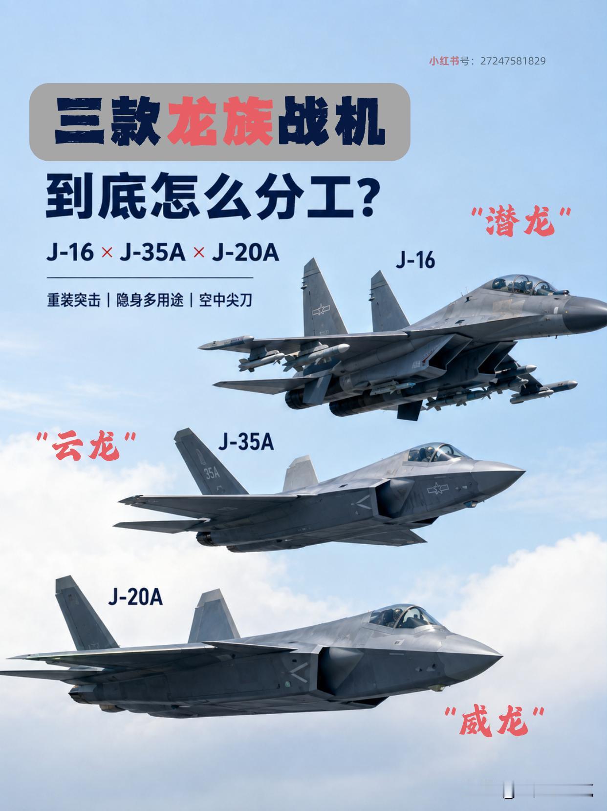 三款龙族战机，干的是三样不同的活？

不是谁比谁强，是各自在体系里卡住了不同的位