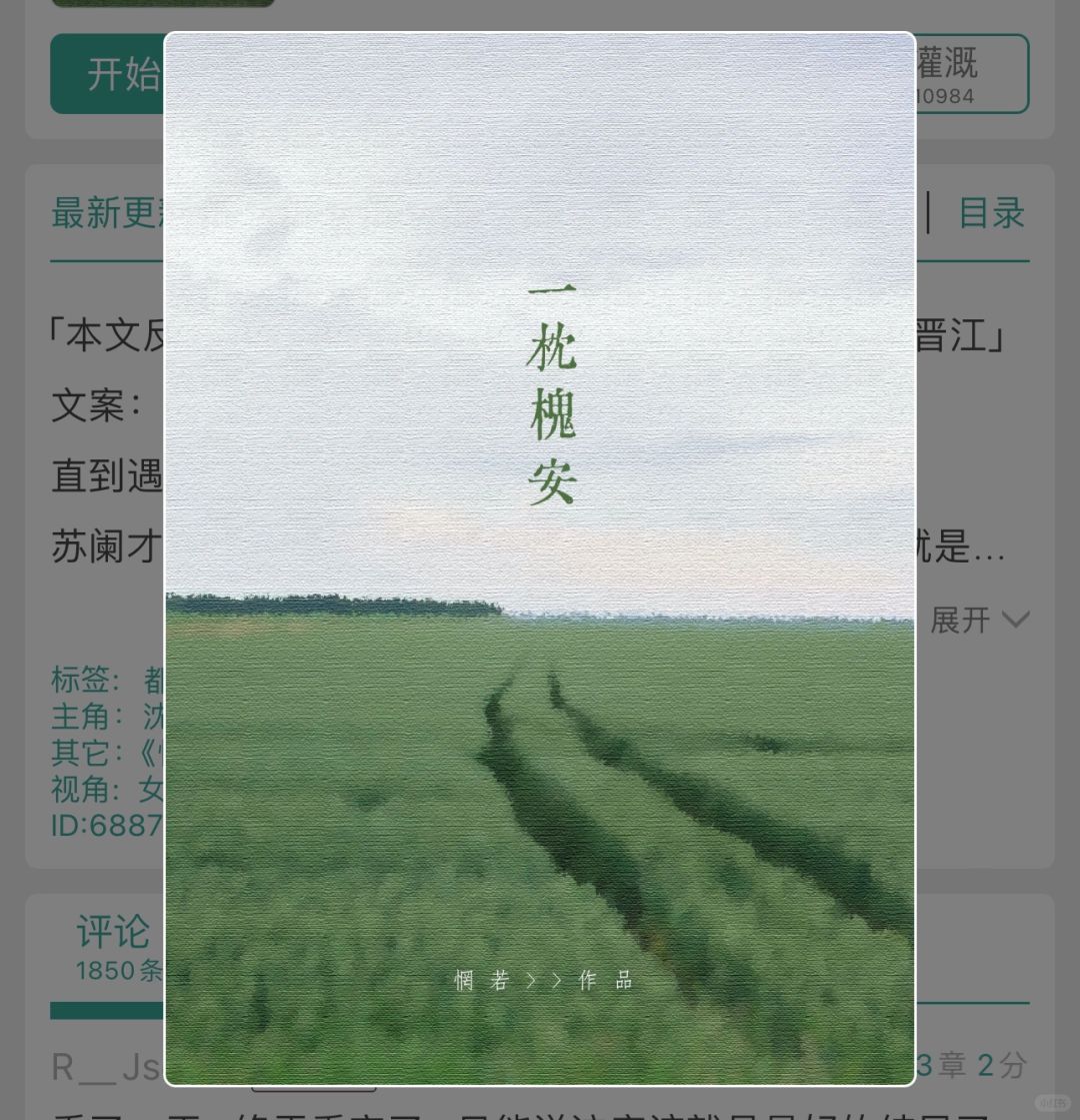 No.50 一枕槐安
作者：惘若
📝很喜欢很喜欢的作者！过年了除了休息就是要好...