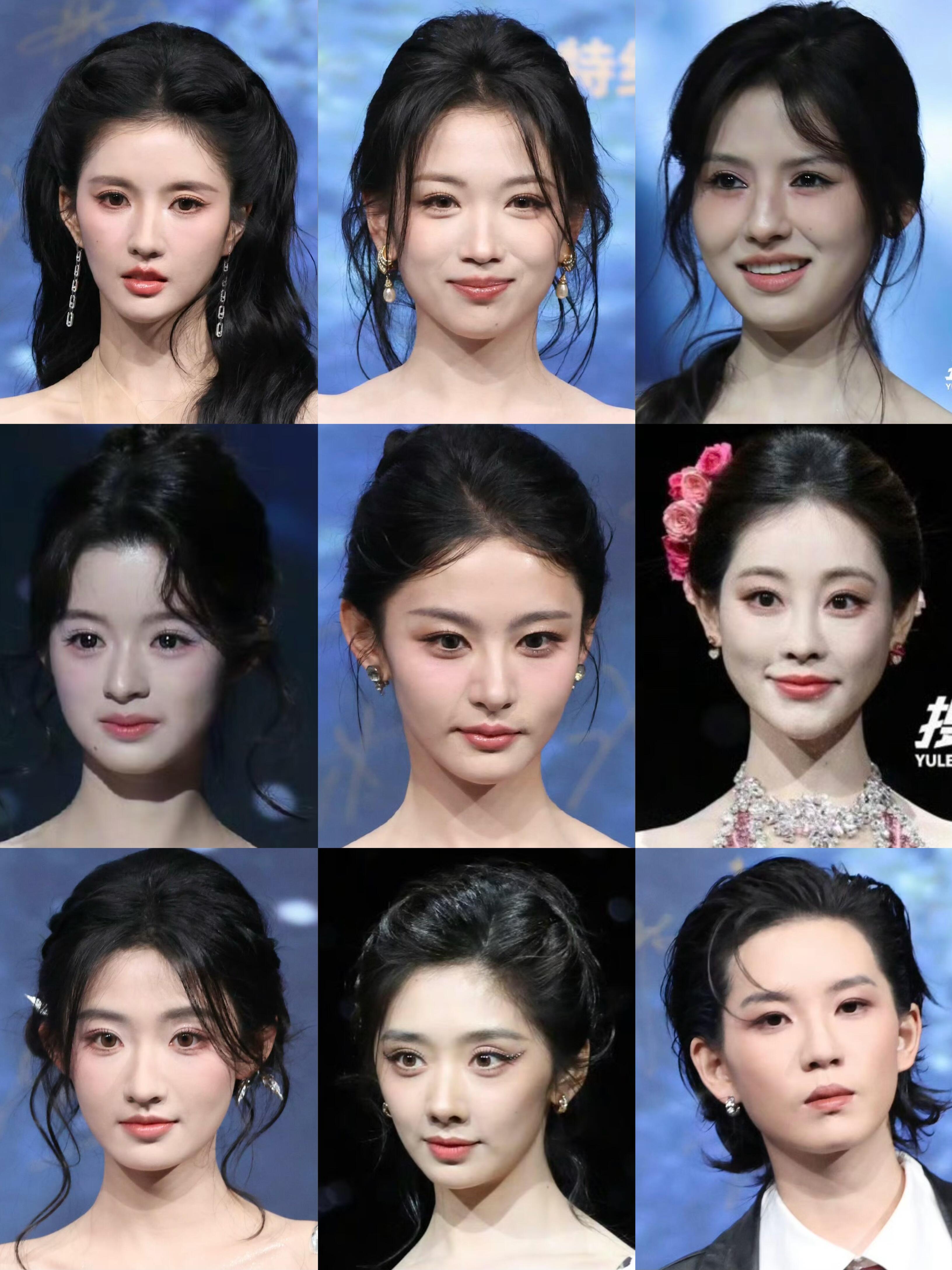 女明星微博之夜大头照来了❗️ 