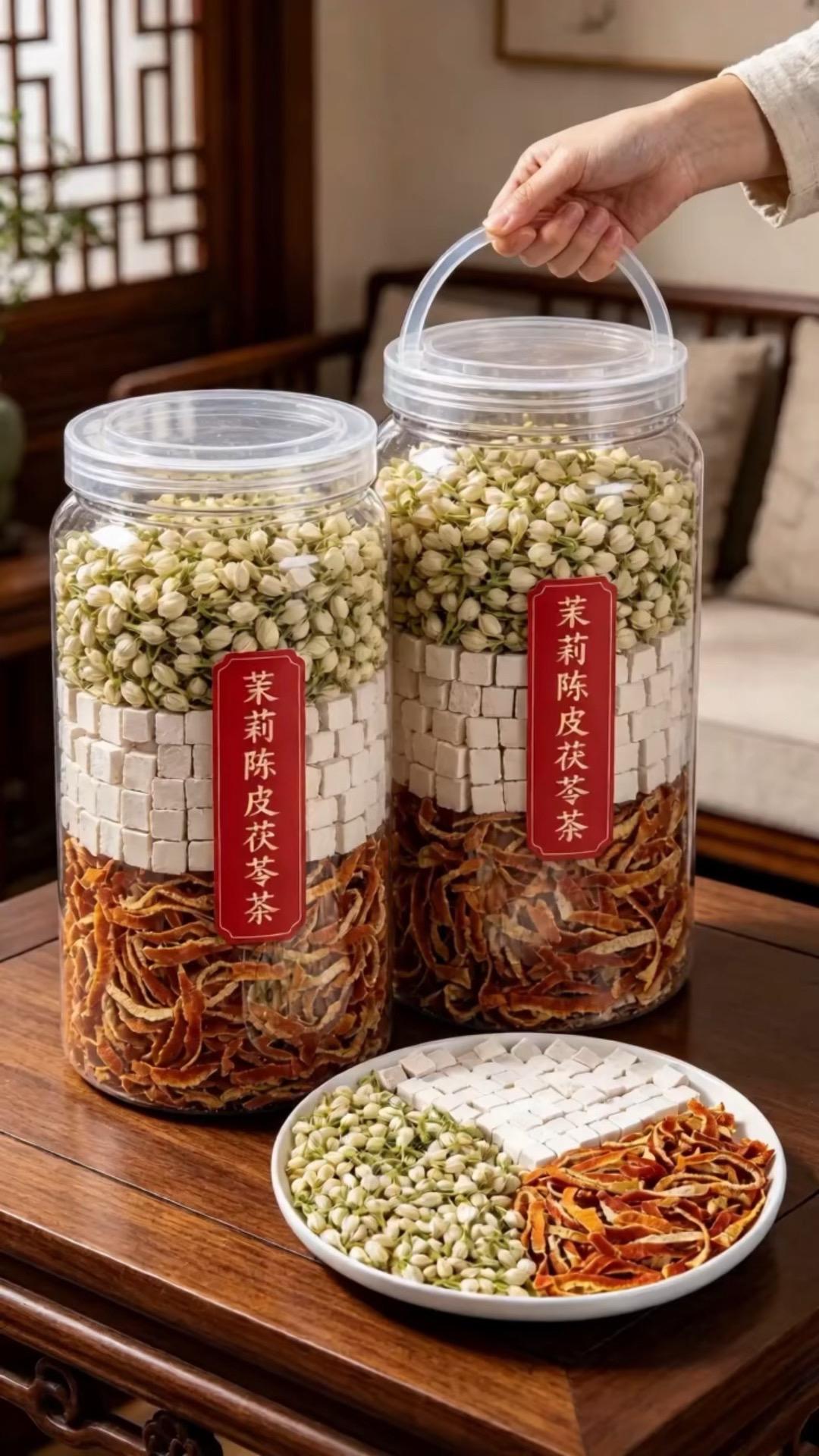 茉莉茯苓陈皮 花茶包 日常轻养茶 健康小茶饮