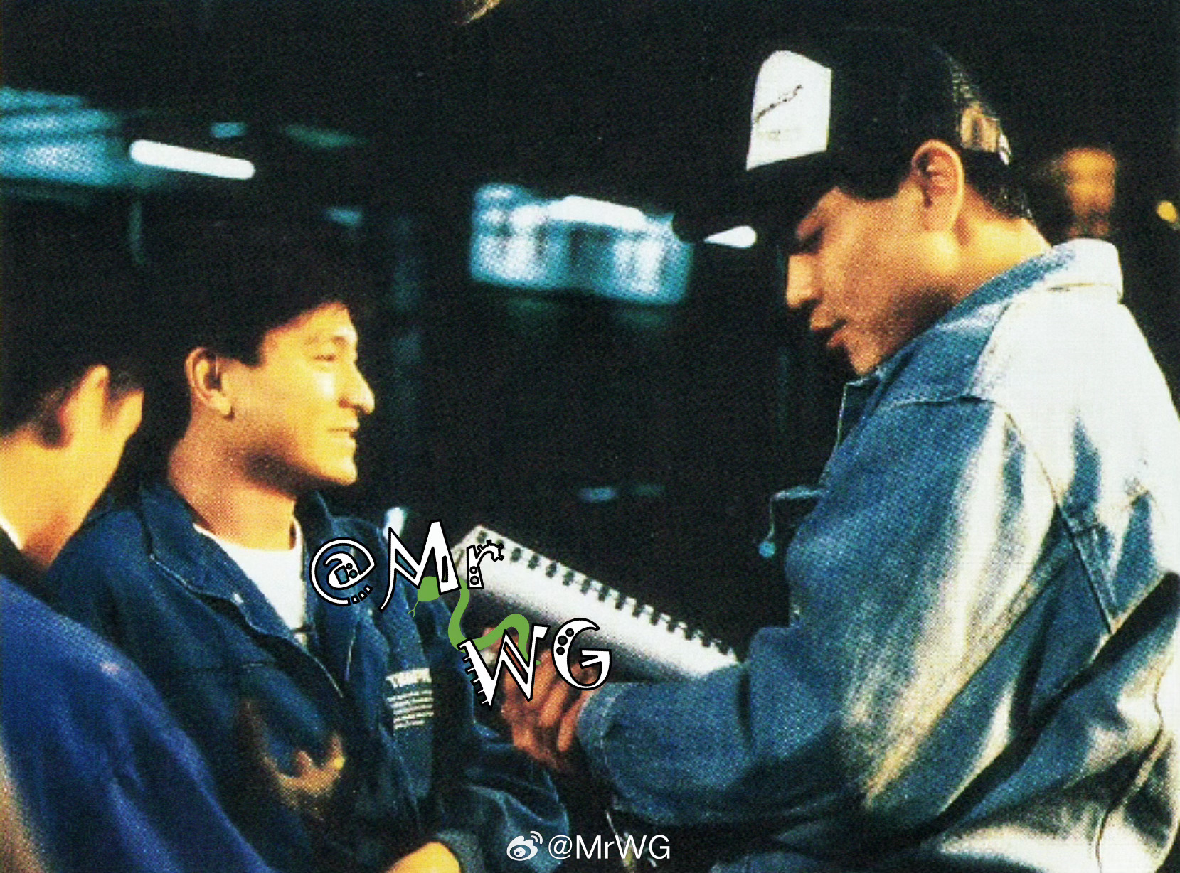 刘德华独家扫描 穿牛仔服的摩托少年🏍️——1995【烈火战车】🔥片场，刘德华