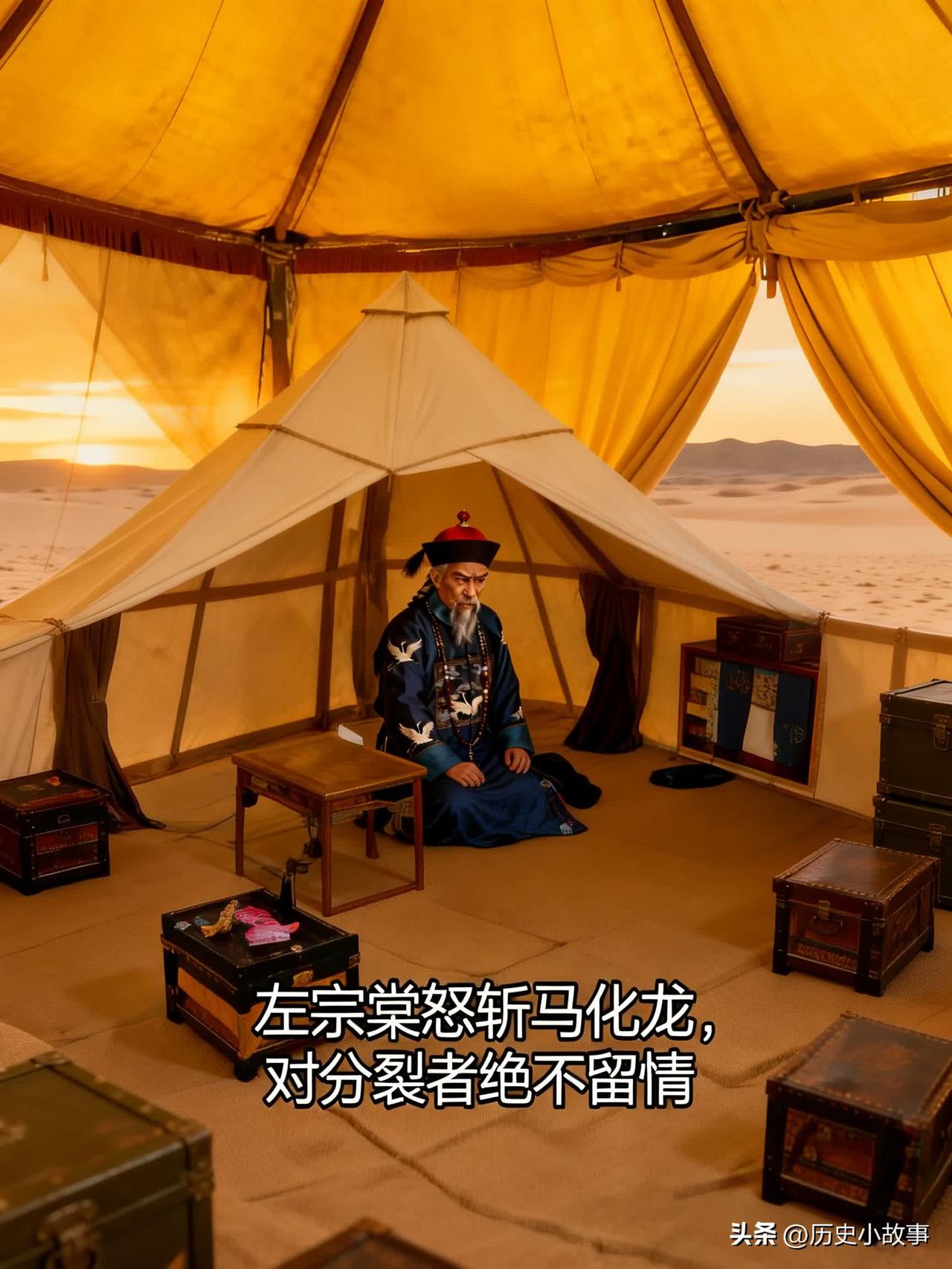 1871年，左宗棠把宁夏匪首马化龙一家三百多口全宰了，这事在当年西北地界炸了锅，