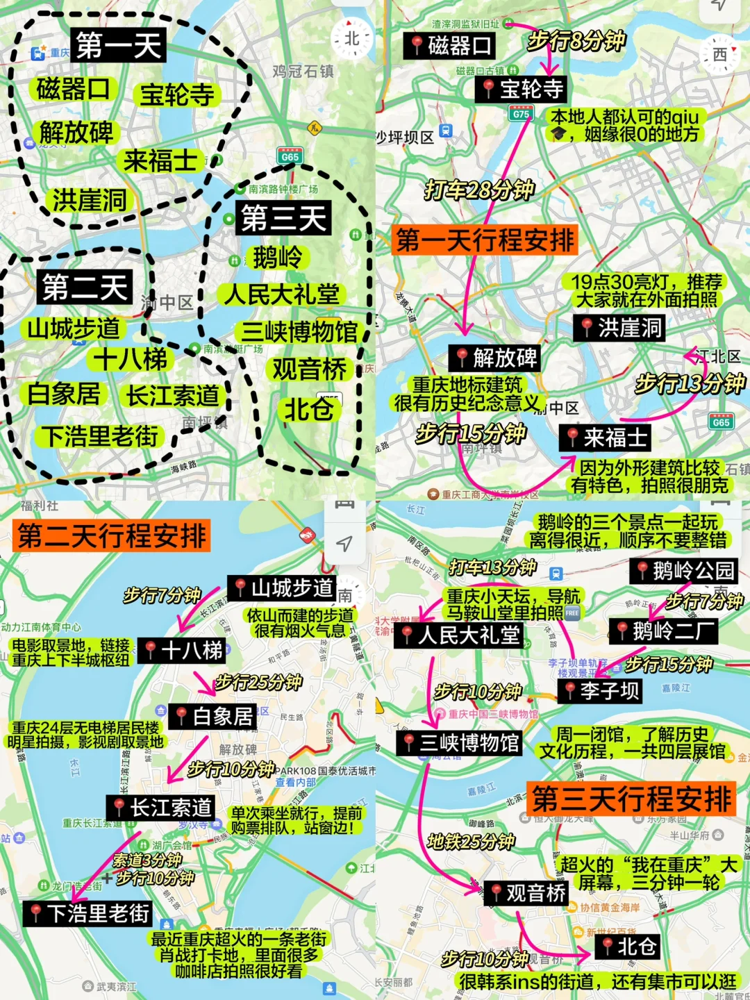 暑假第一批特种兵已到重庆！三日游行程分享