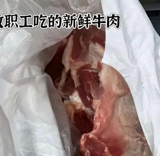 “这个学校摊上大事！”河南郑州，家长爆料外国语学校给老师吃新鲜的牛肉和鱼头，却给