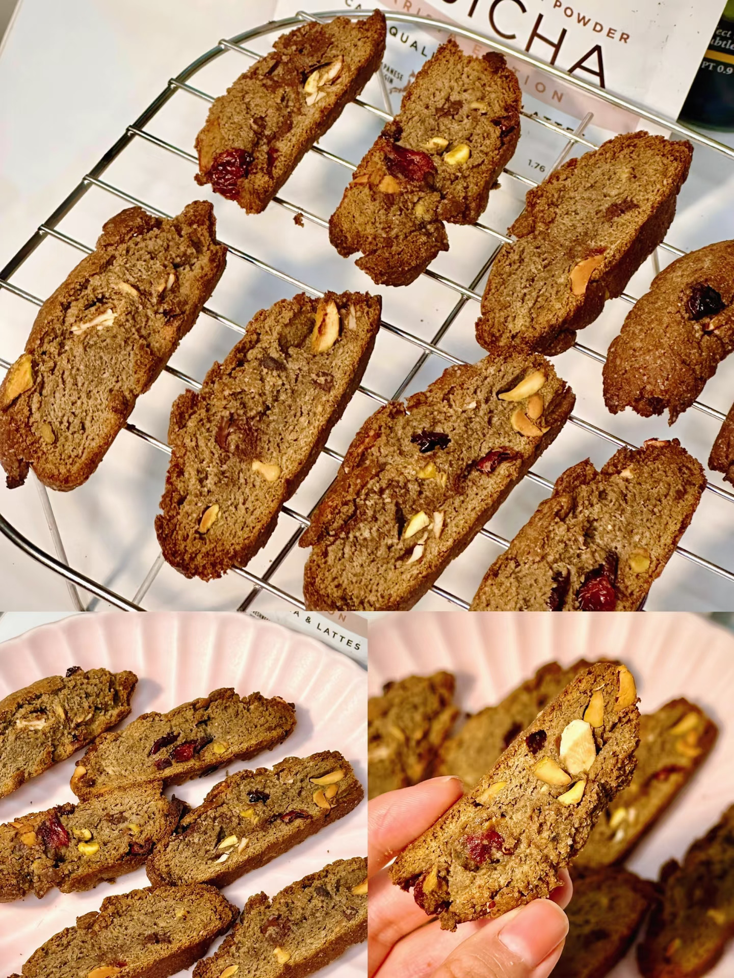焙茶意式脆饼biscotti☕️茶香在嘴里放烟花🎉