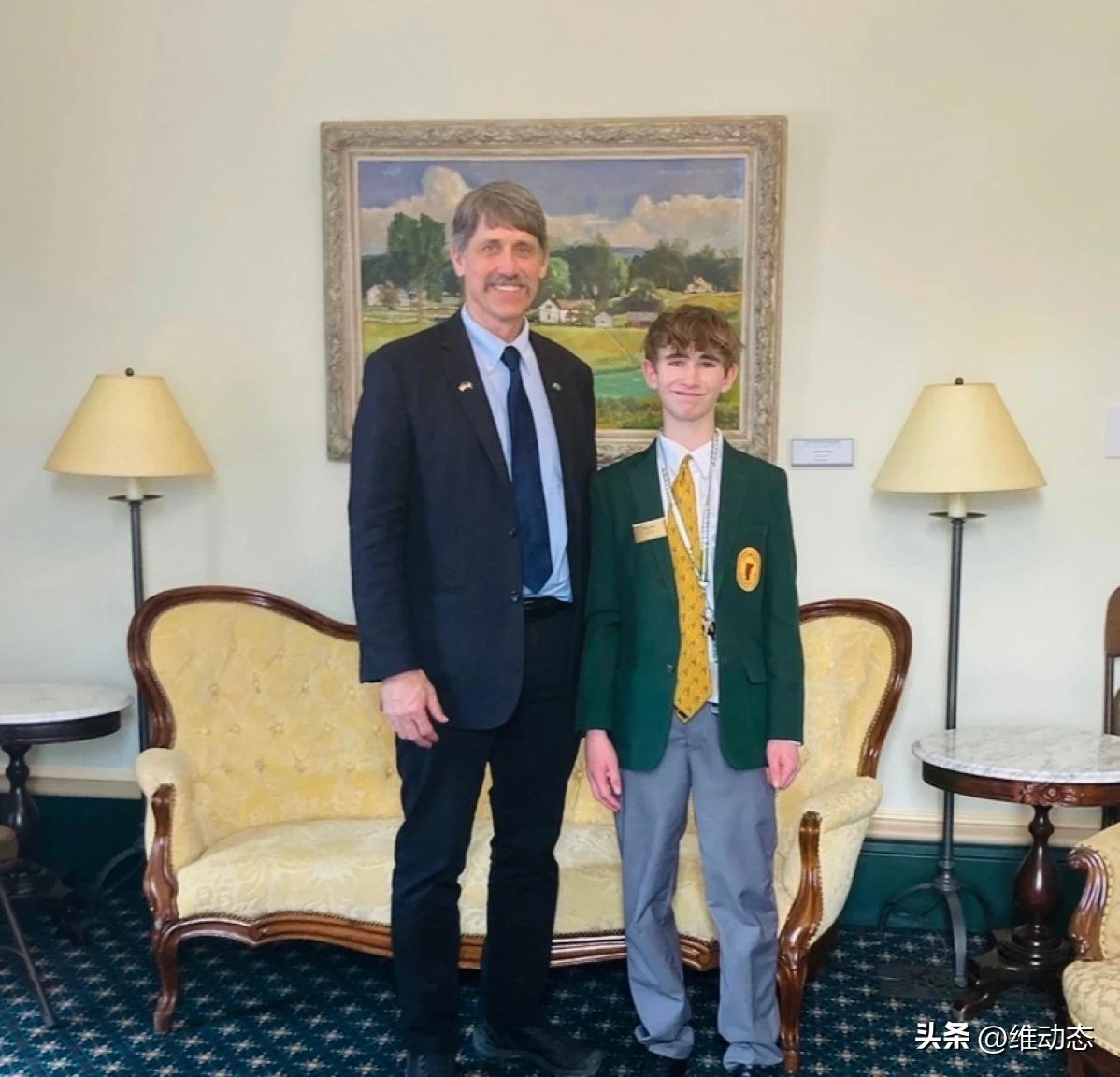 14岁高中生竞选州长，成年人该脸红吗

佛蒙特州今年大选出现一位特殊候选人——1