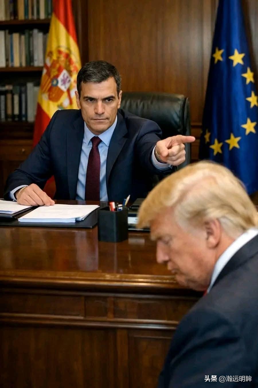 西班牙首相桑切斯硬核反制：以“领空禁令”与安理会法律武器挑战美国霸权

西班牙首