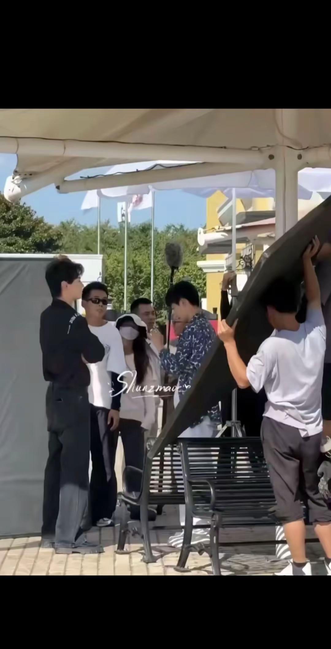 🥹。路透花絮 片场路透 你是凭实力刷到的