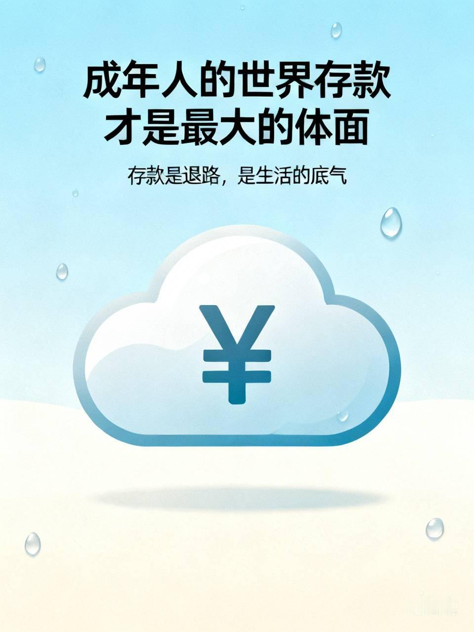成年人的世界存款才是最大的体面

很多人都在追求外表光鲜、社交体面，可到了遇事才