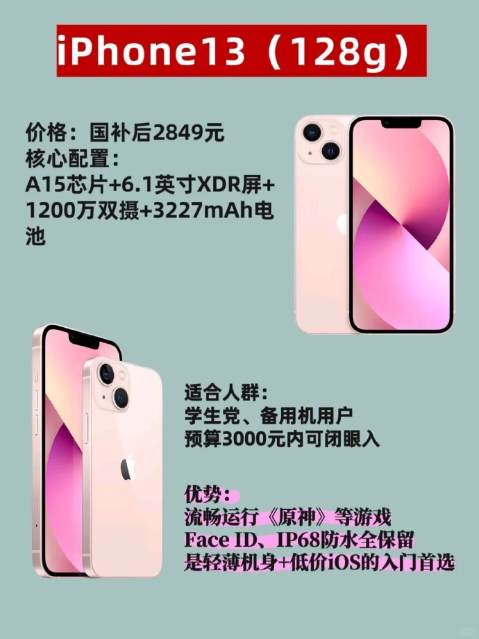 2025 想换苹果手机的看过来📱 整理了几款性价比在线的机型！学生党、职场新人