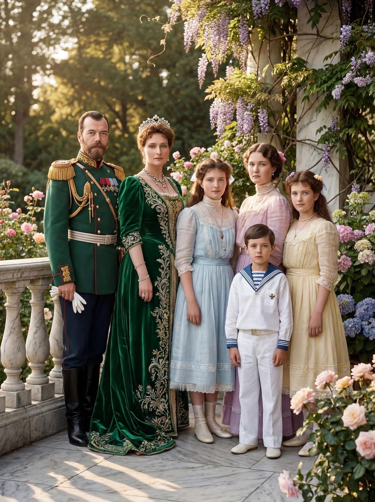 1918年7月16日夜，沙俄罗曼诺夫家族被带至叶卡捷琳堡伊帕季耶夫宅邸的地下室，