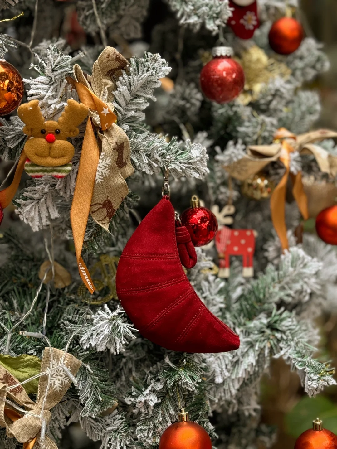 🎅🏻冬日显白“红丝绒”牛角包
