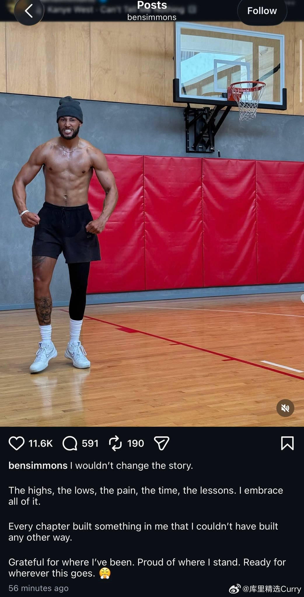 本西蒙斯这是准备回来了👀 