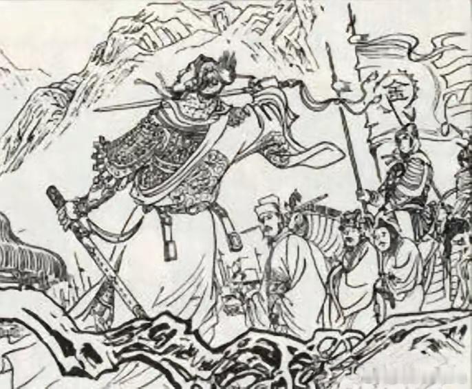 历史 河涧节度使张叔液看到被金兵掳掠的徽、钦二帝，痛哭不止。不料，二帝身后走来一