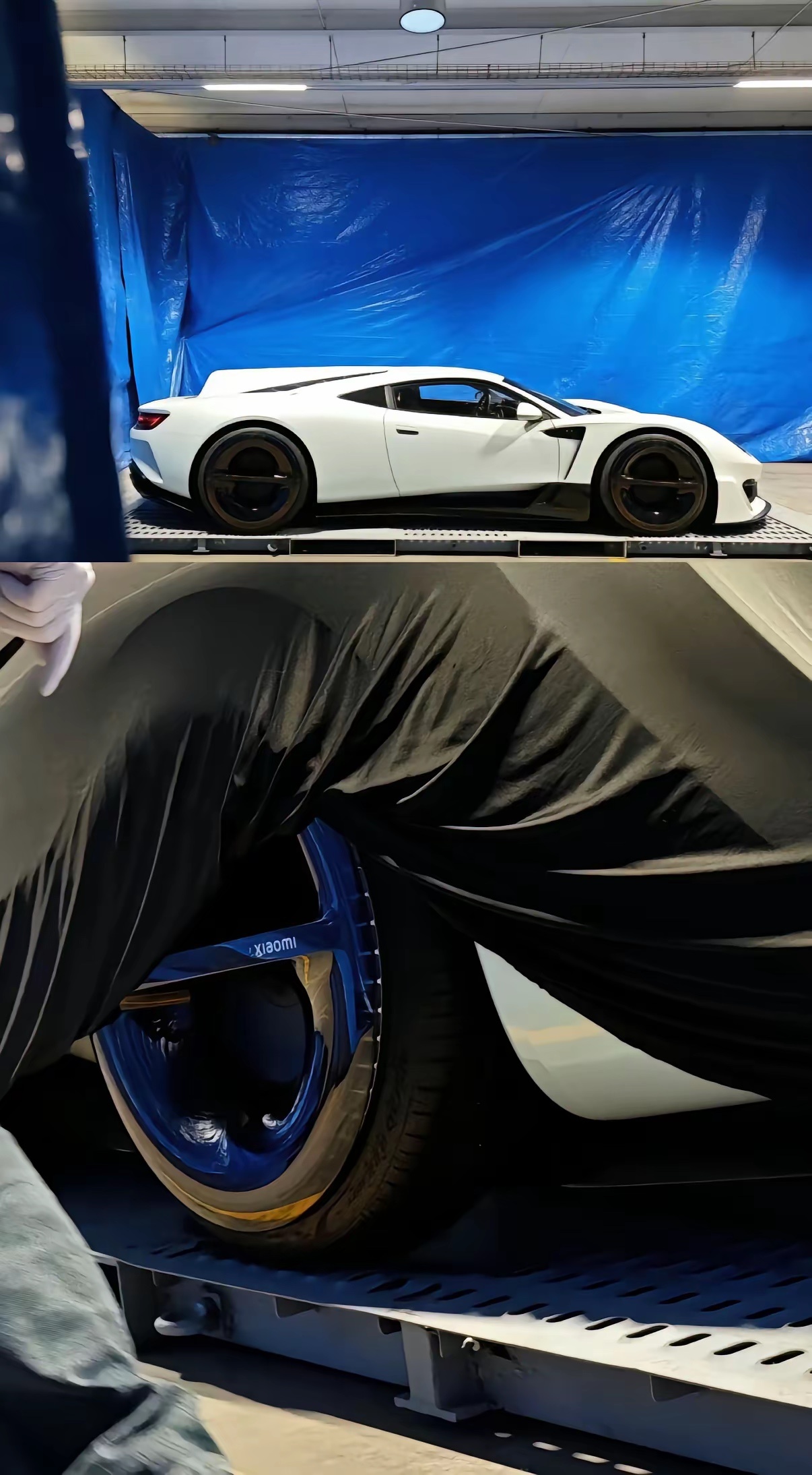 小米超跑侧边形态以及轮毂设计曝光，感觉如何？ 