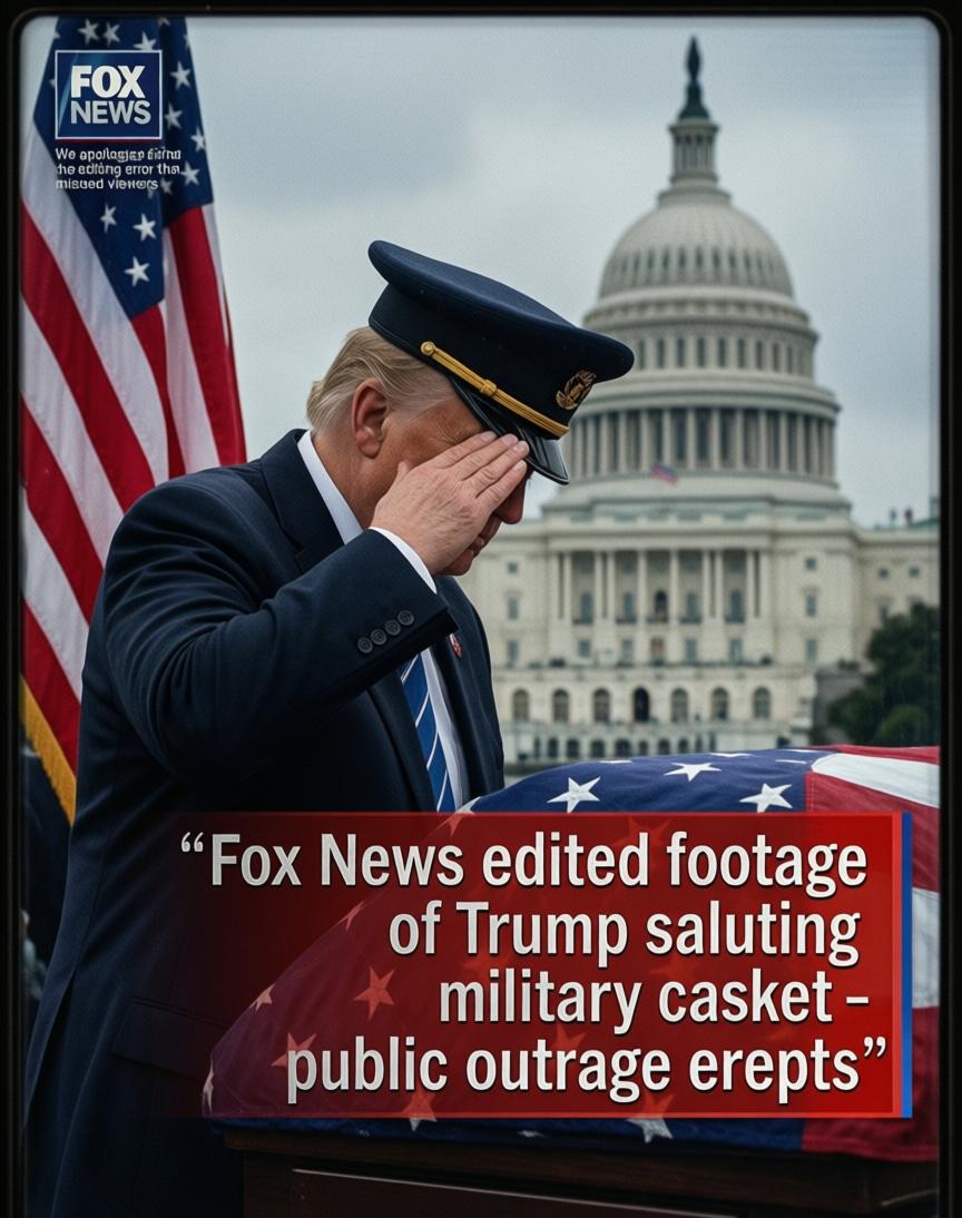 那顶没摘的帽子，和一段被换掉的视频
事情的起点，是多佛空军基地的一次遗体归来。