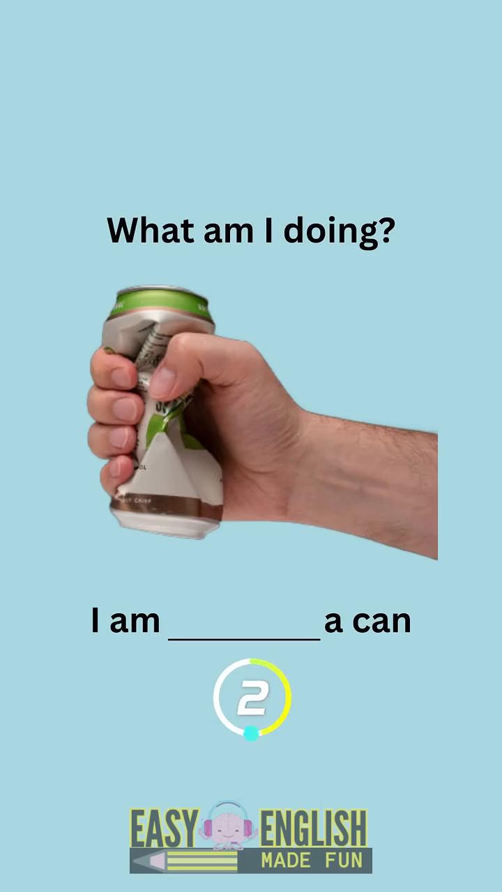 ·I am knocking on the door。
·I am squeez