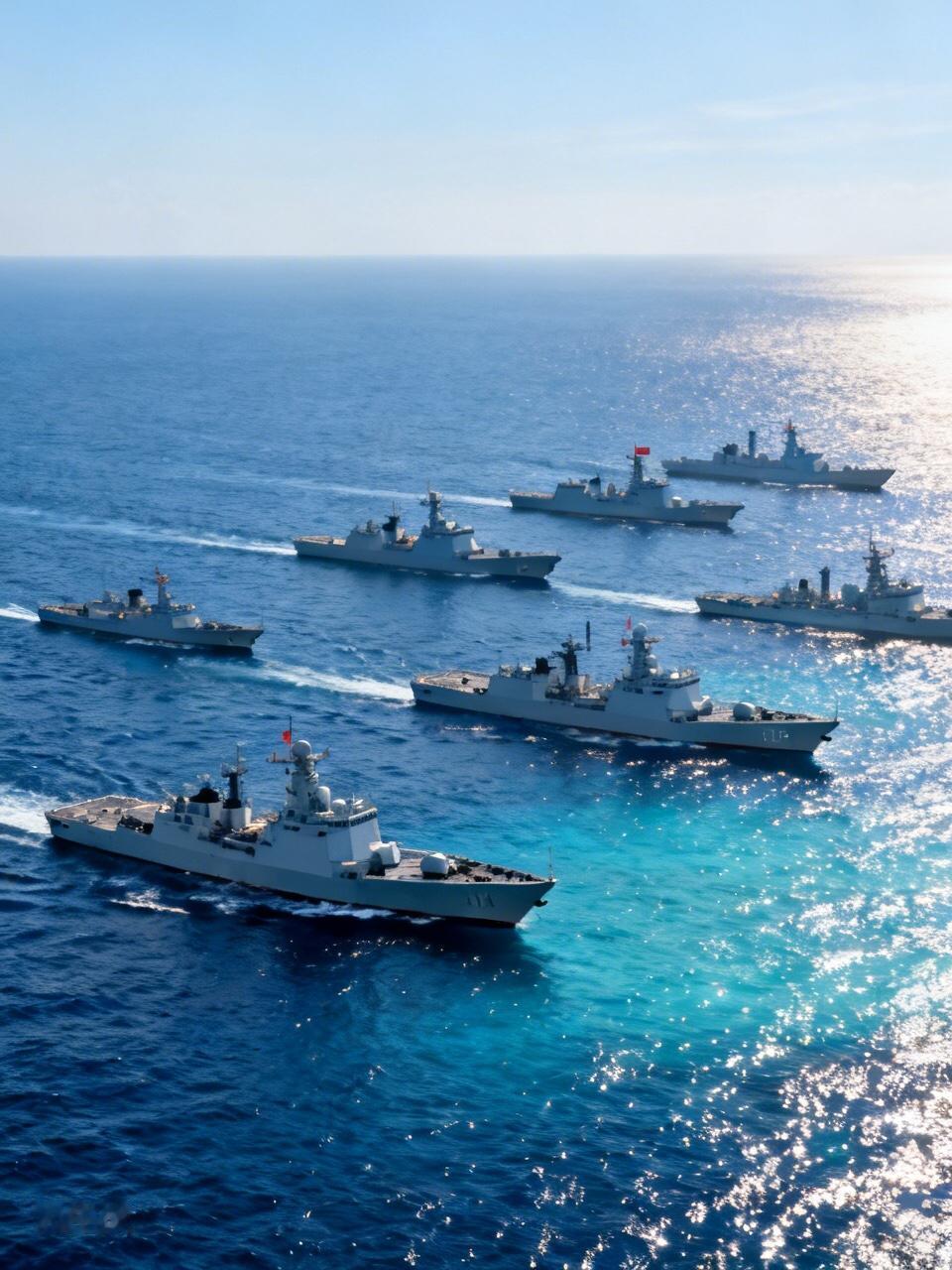 中国海军“强势围观”：以实力守护和平的硬核表达
当美日菲三国在南海周边集结1.7