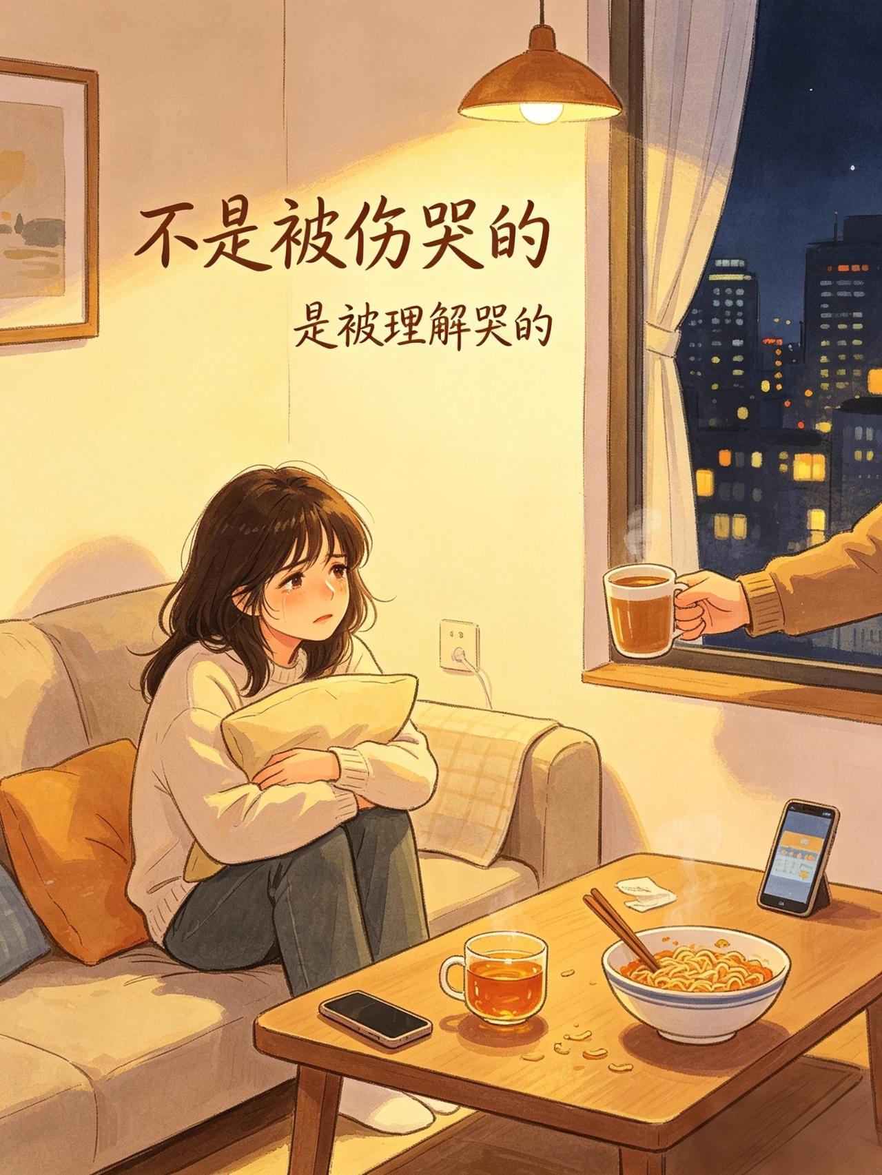 人往往不是被伤痛哭，是被理解哭
 
谁这辈子没看错过几个人？
 
其实看错人真的