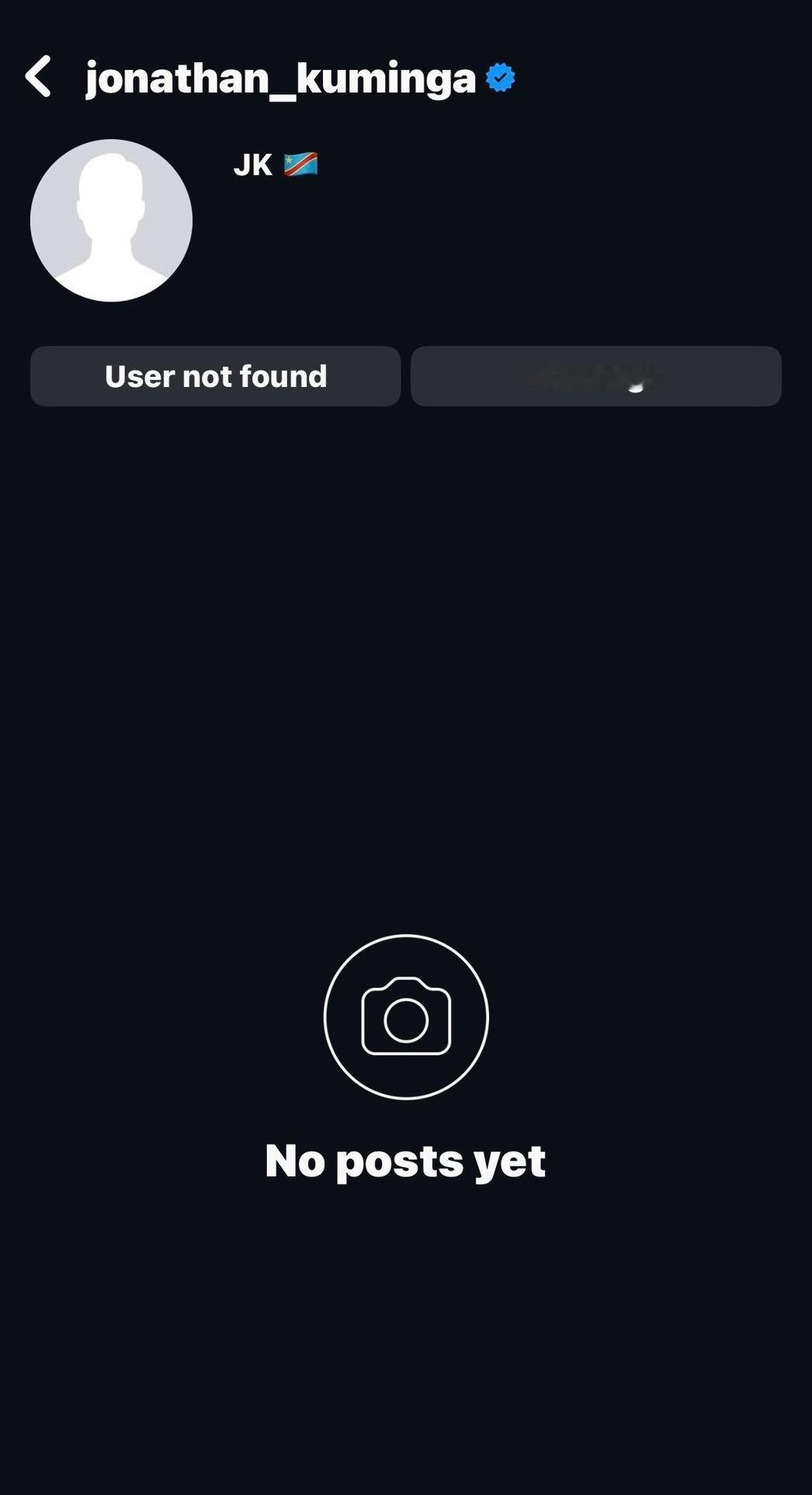 斗争到底，库明加关闭了他的Instagram账号 ​​​