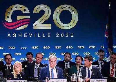 2026年20国集团第二次财长和央行行长会议，8月31日至9月1日在美国阿什维尔
