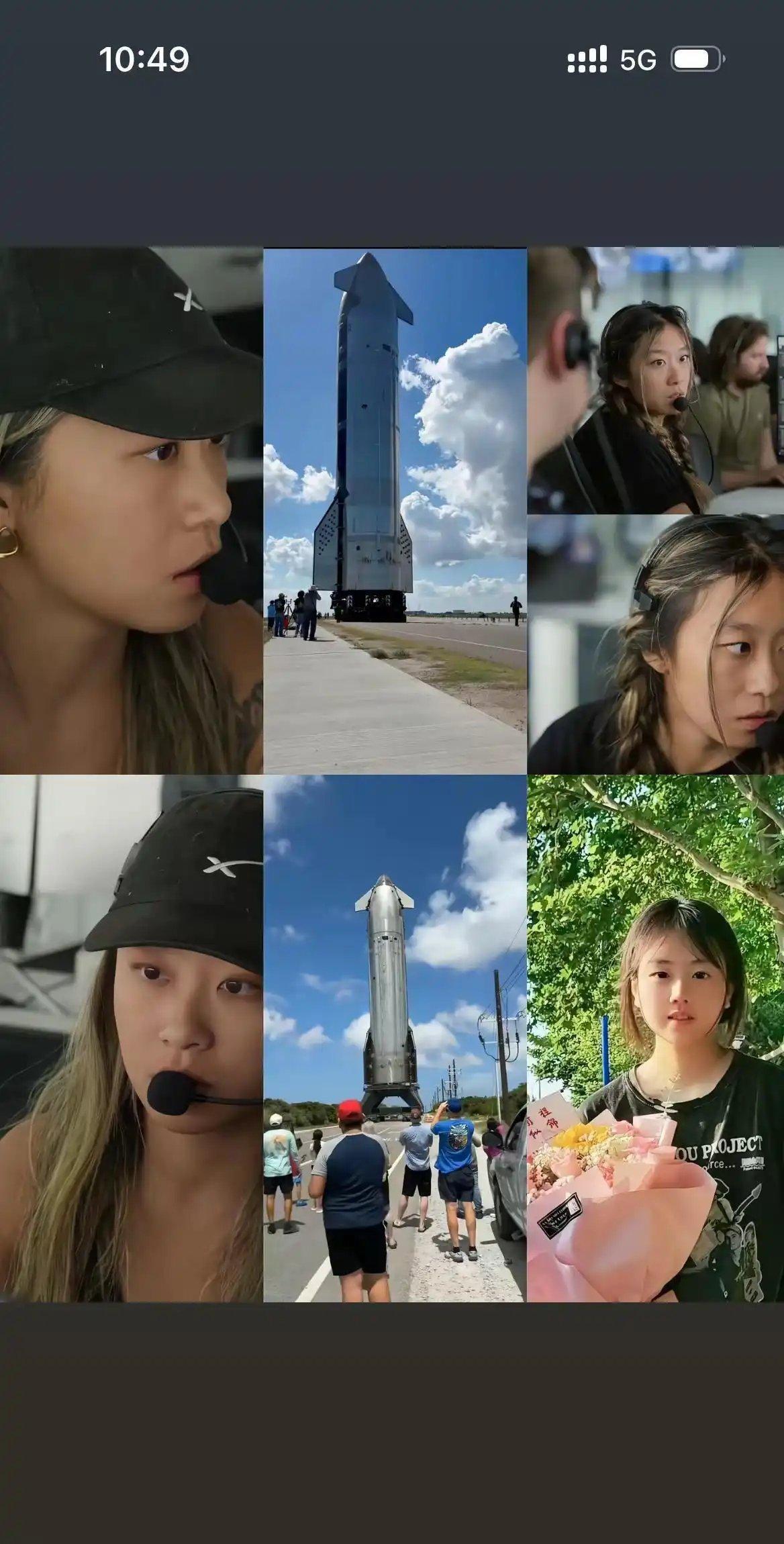 哈哈，找到“星舰女王”郭璨的青涩学生照了！

好清纯啊 郭璨在SpaceX的工位