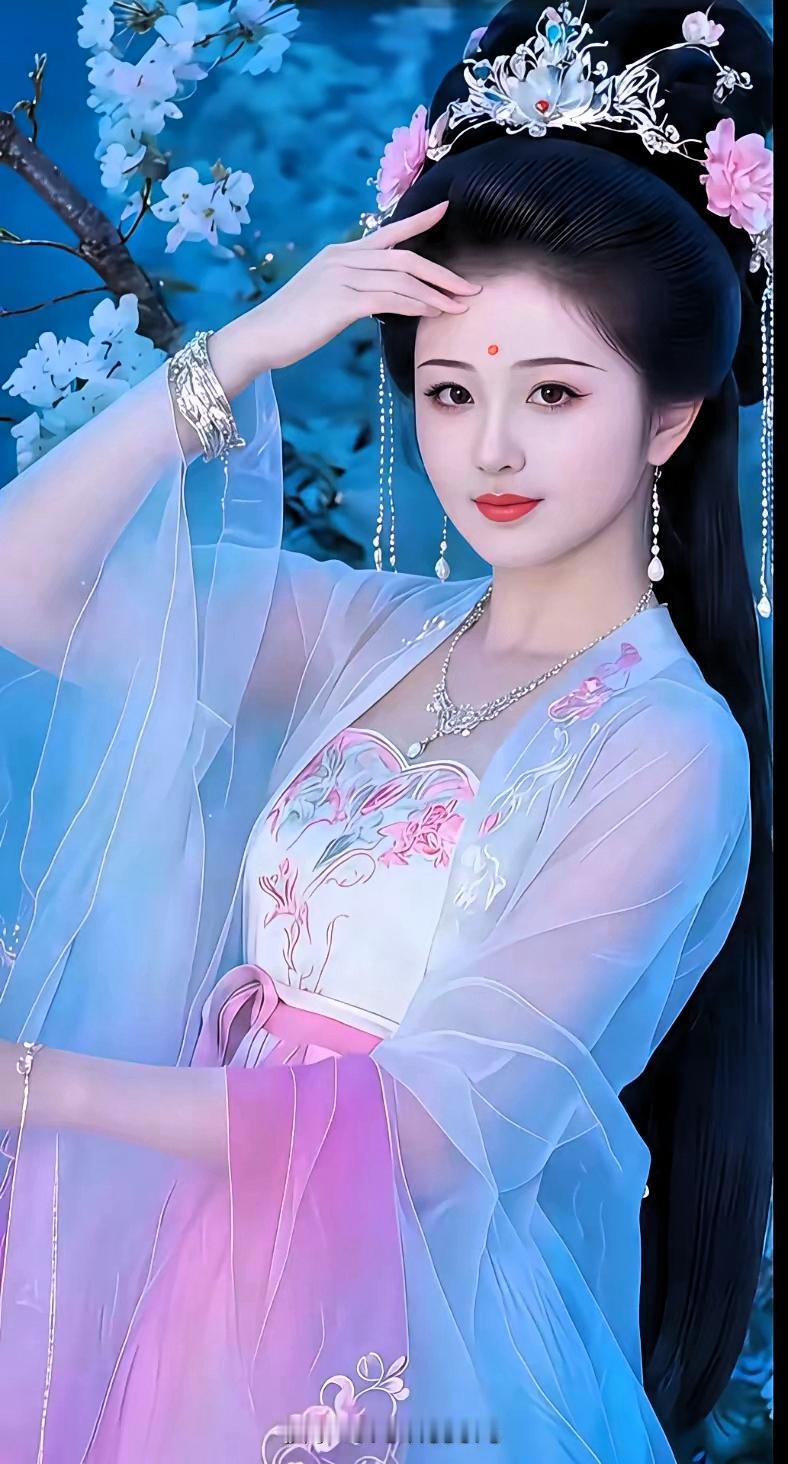 古风美人，花枝招展，韵味十足！
