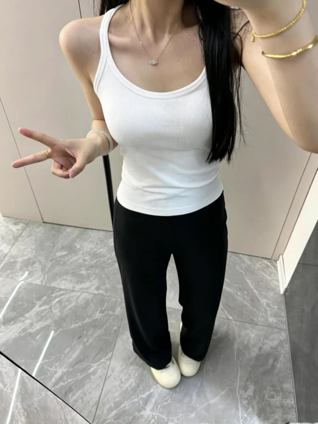 梨型身材狂喜，终于买到藏肉运动长裤！！