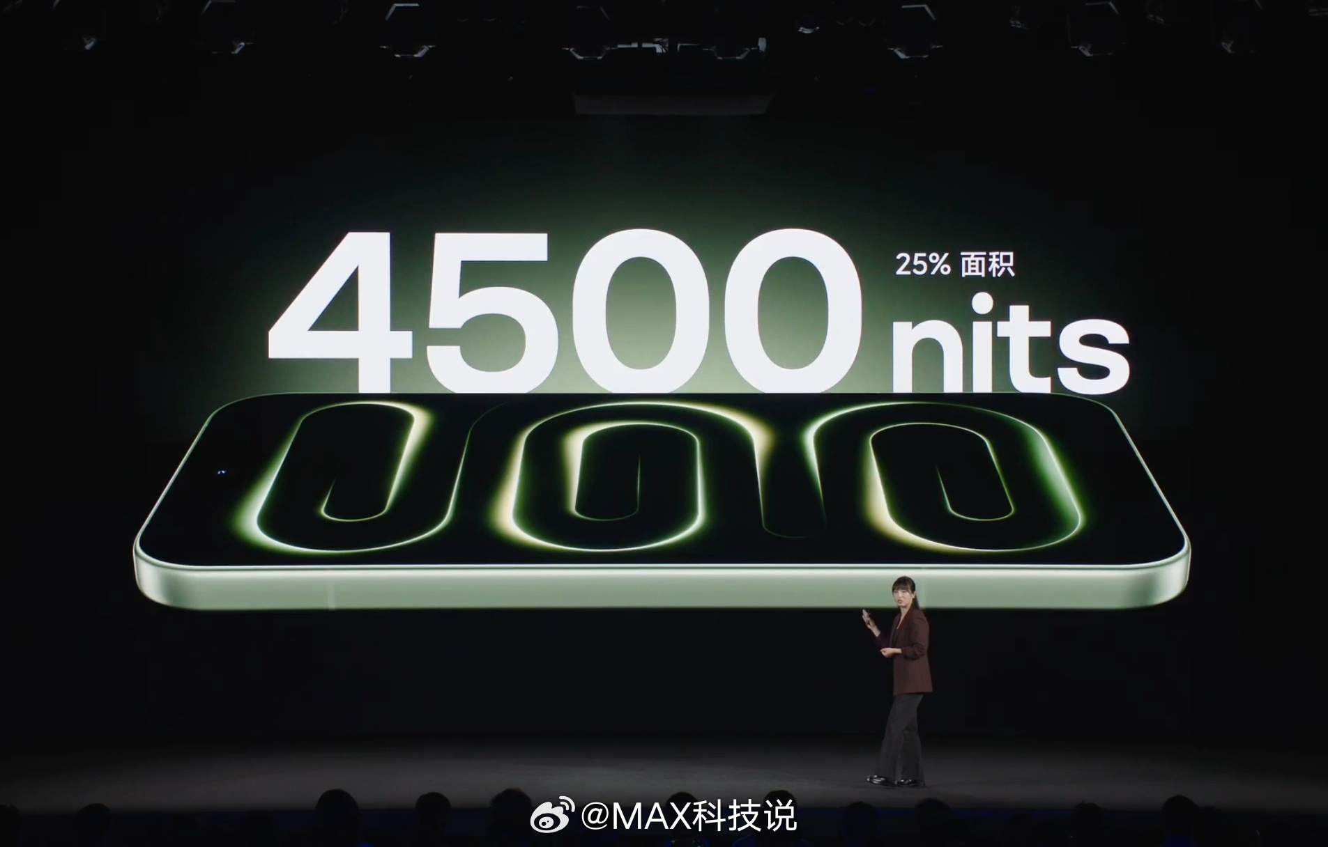 红米K100 Pro Max屏幕的1%峰值亮度10000nits，新超级像素有点