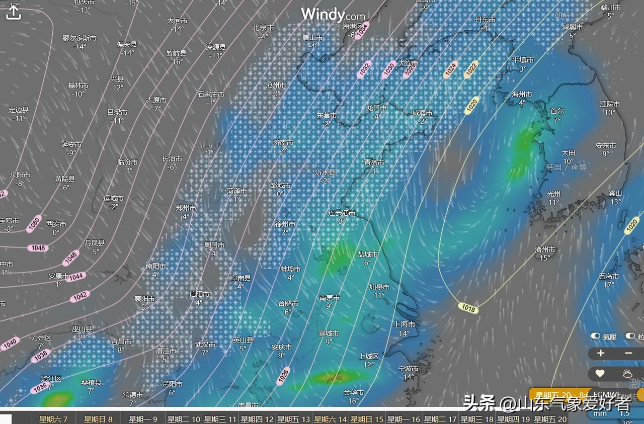 【远期大饼:GFS预测大年初四将迎来寒潮雨雪！】

根据今天晚上数值模型的预测资