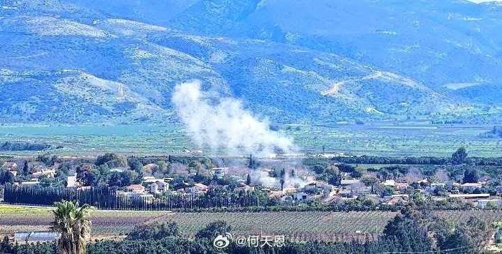 快讯：真主党发射的一枚火箭弹击中了以色列北部的一座房屋，造成 4 人伤亡。伊朗称