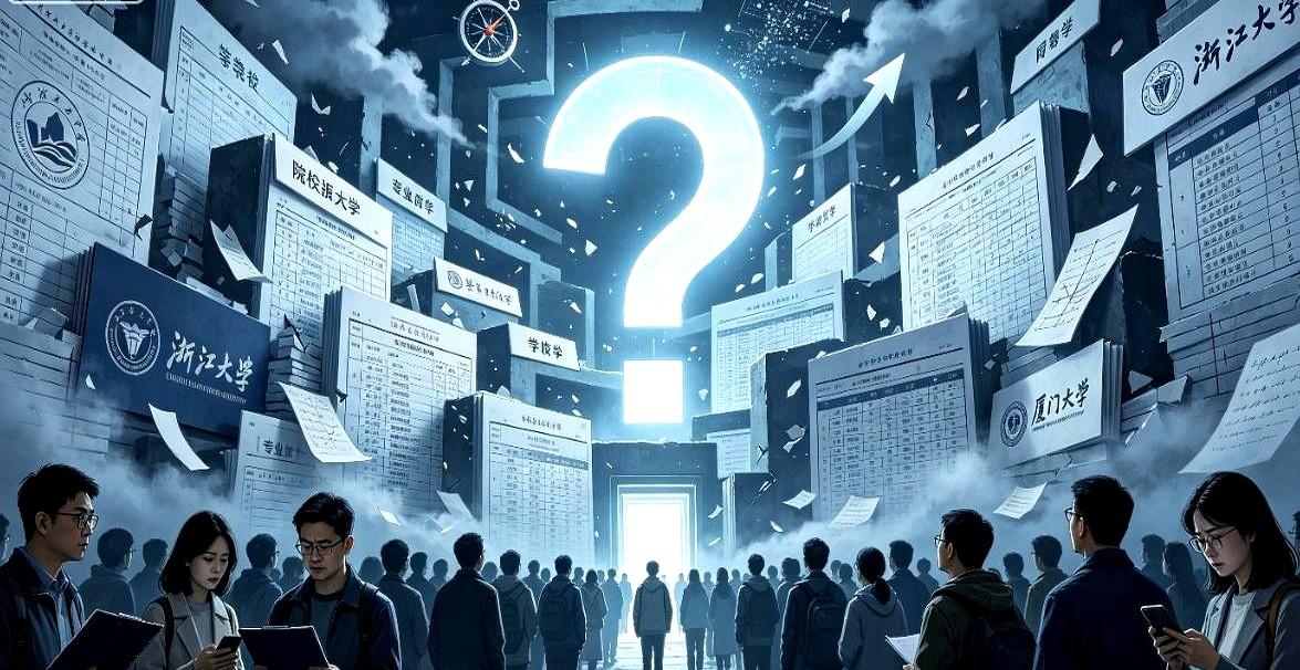 今年高考填志愿，成了一门玄学。
那个往常给普通家庭划重点的男人今年交了白卷，习惯