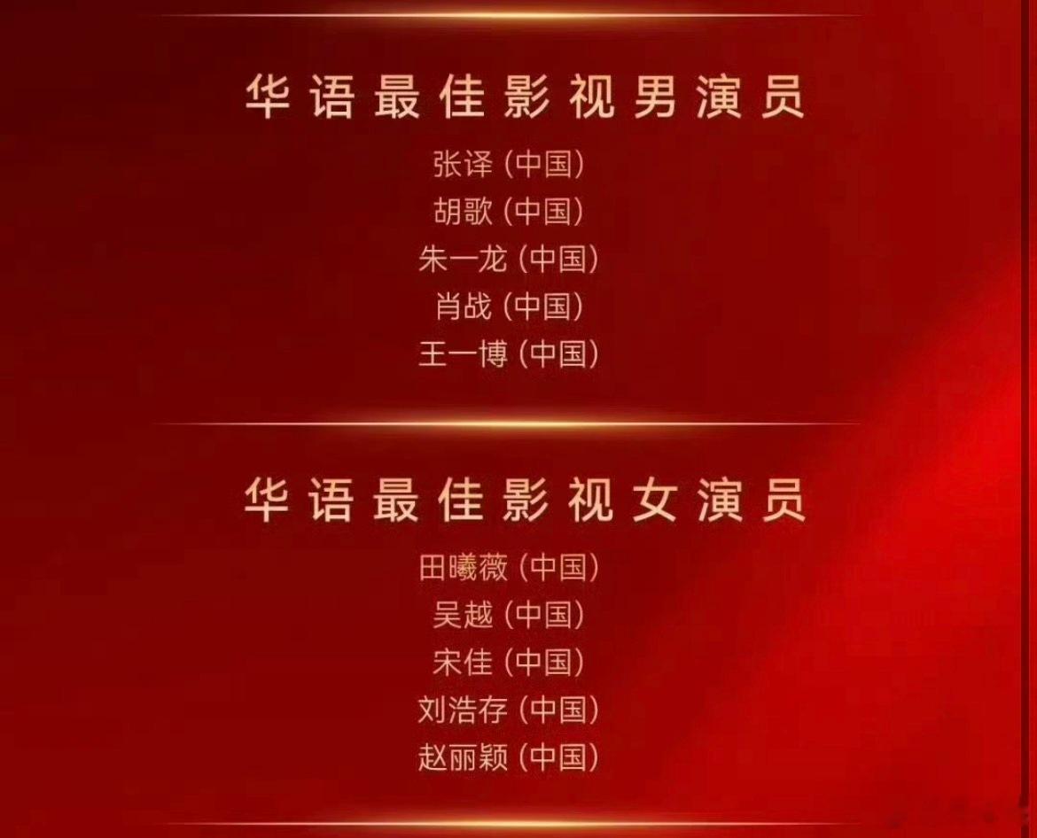 田曦薇 华鼎奖提名 喜报！田曦薇提名华鼎奖最佳影视女演员，实力获认可，未来可期。