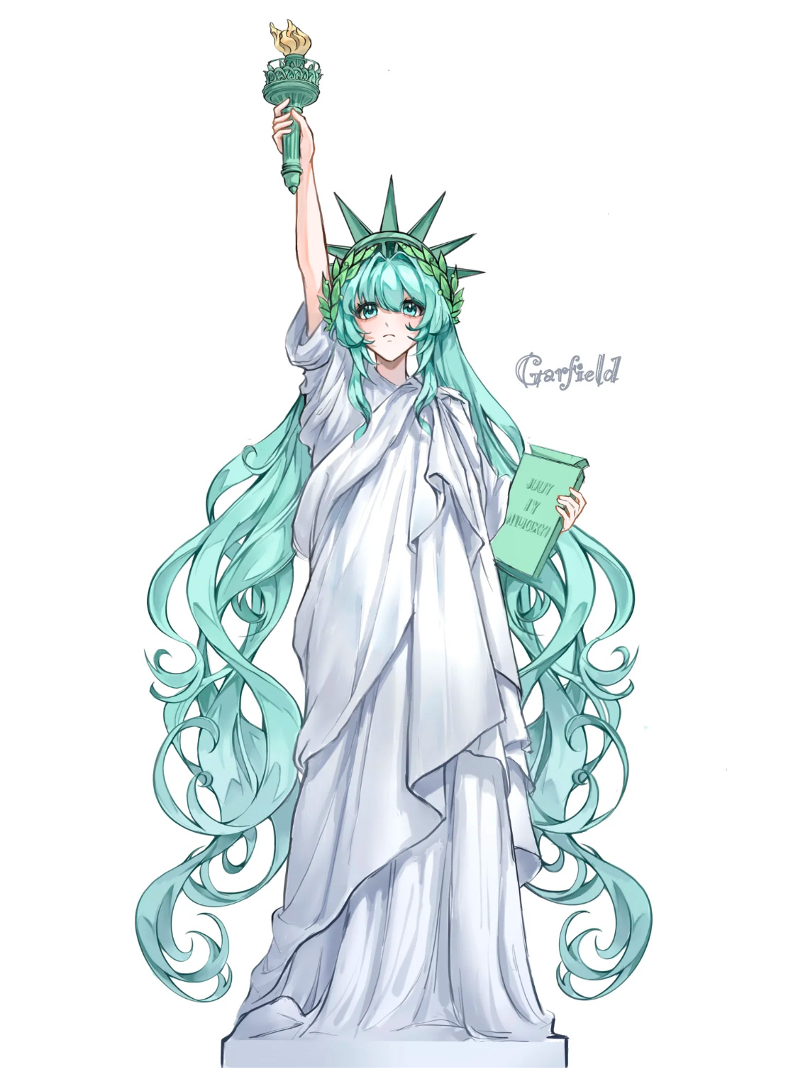 既见未来，为何不拜！[心][心][心]#漫视界企划##开学开新谷##初音未来# 