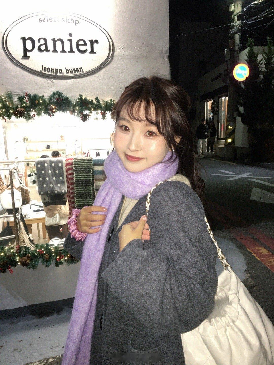 圣诞节 在釜山💜🎄✨ 