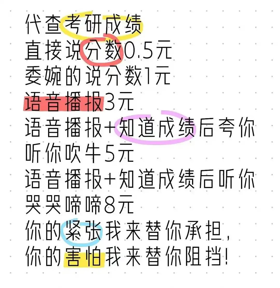 考研代查分火了 【2元帮查考研成绩？律师建议不要透露个人隐私】 花钱请人代查分或