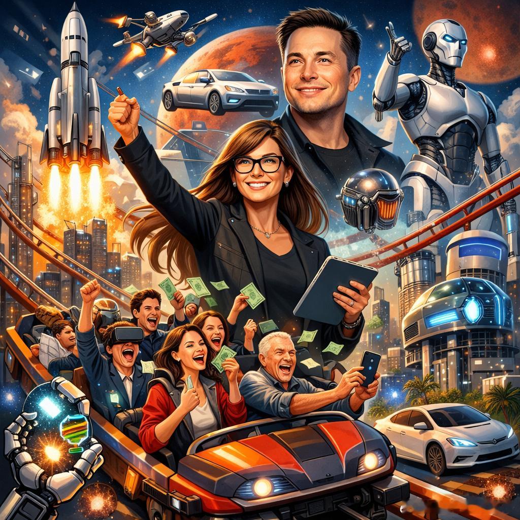 All in马斯克的时代：2026，越来越多人活成木头姐刚过去的2025年，曾被