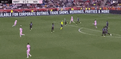 美职联第26轮，迈阿密国际2-0纽约红牛，梅西首秀进球！
比赛概要：

第37分