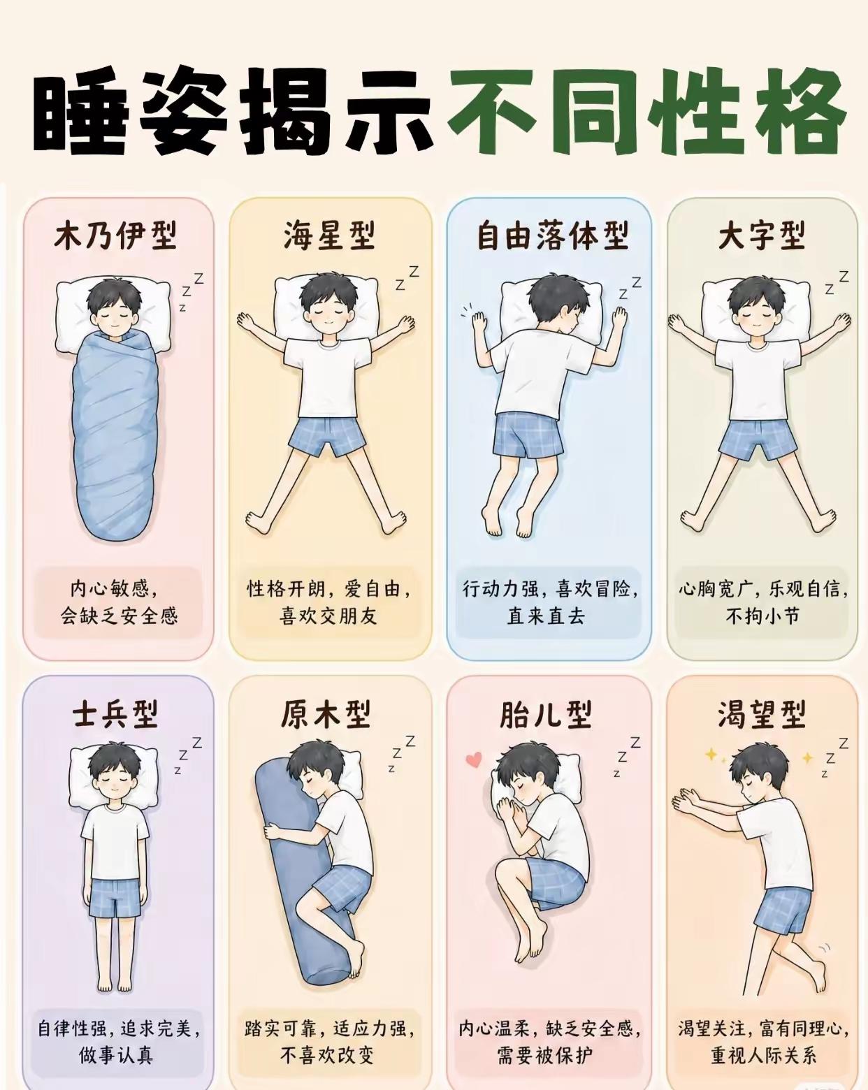 趴着睡啥性格[捂脸]