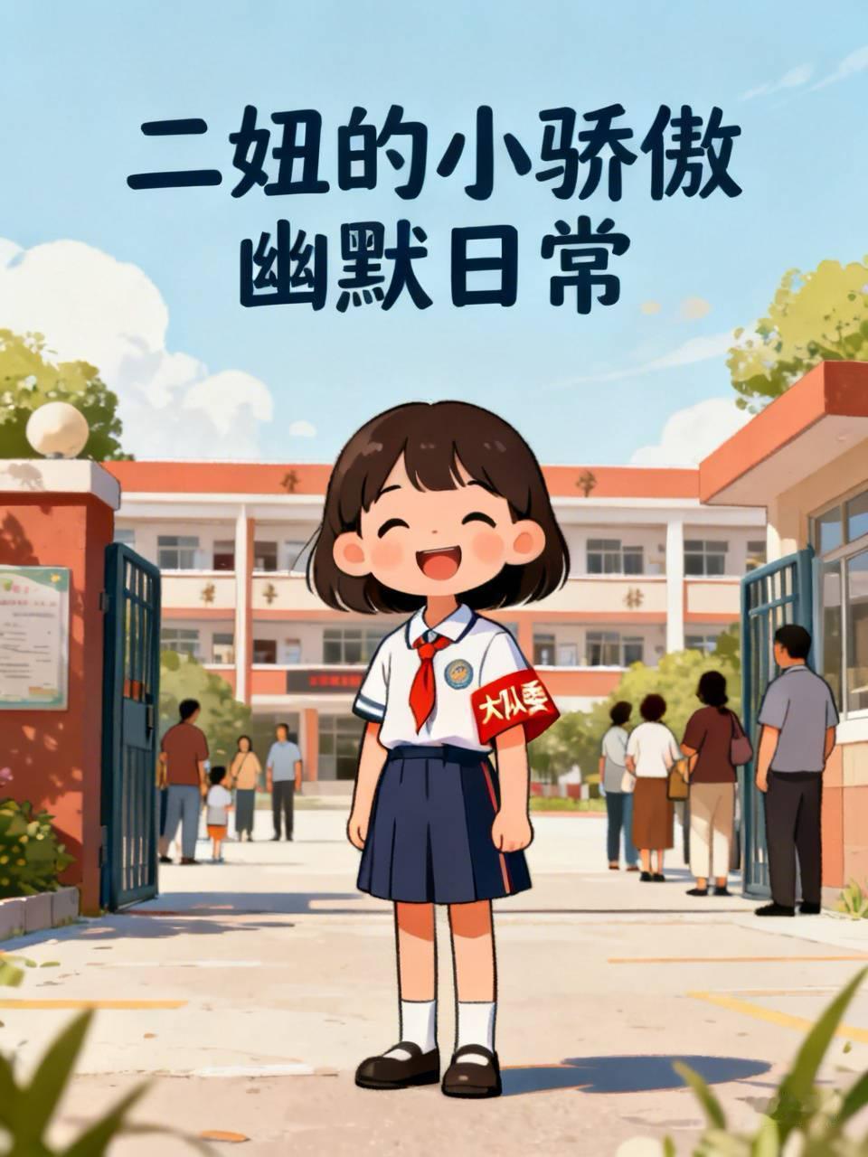 早上我家二妞翻箱倒柜找了一个东西，对我说，今天她要装一下，顺便给我长长脸。

我