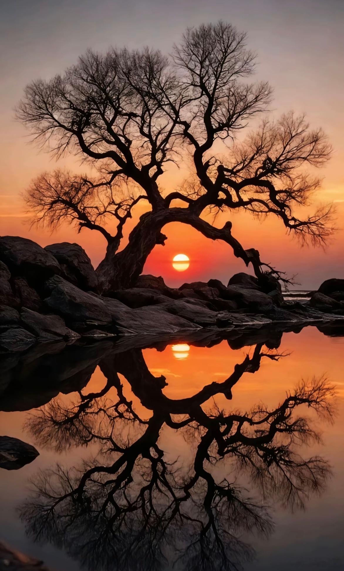 用一句话形容这个美景！ 