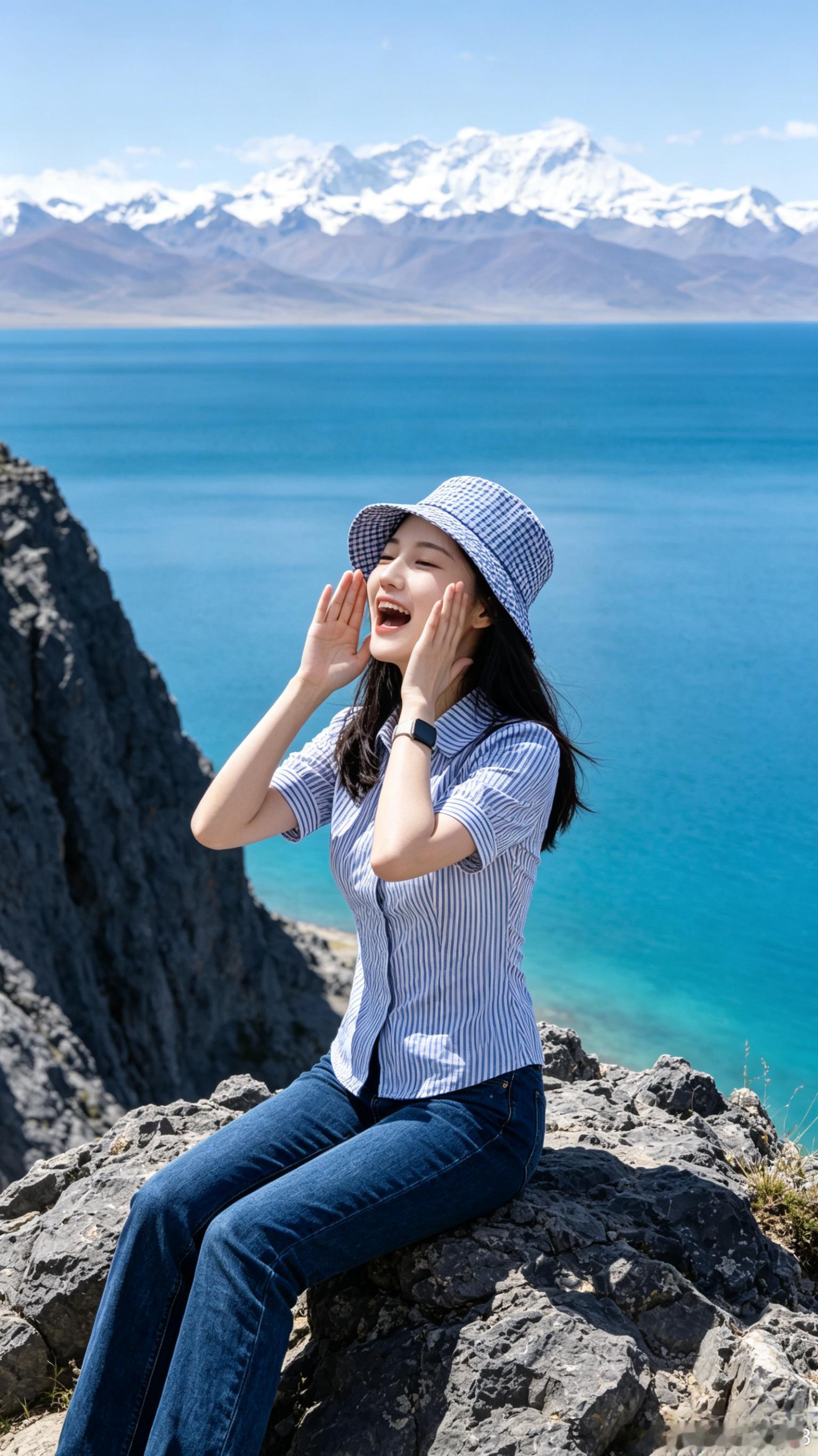 美女热门美女 有时间了一定好好去看看这个世界呐 