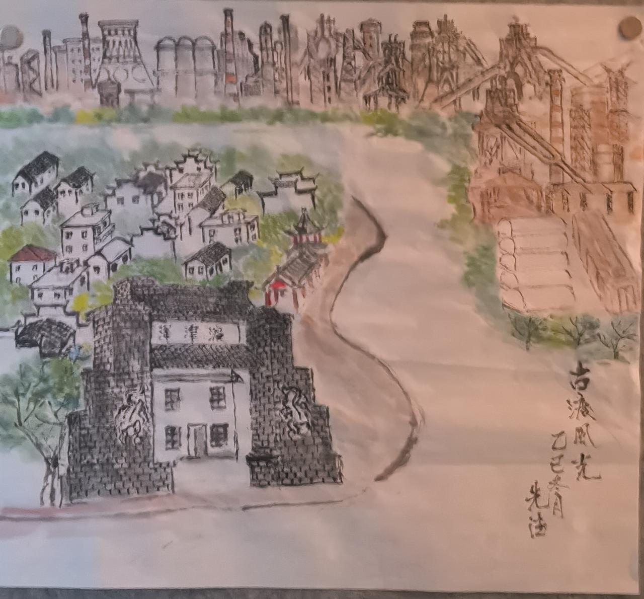 洋津渡位于江西新余珠珊镇，历史悠久，曾是繁华的交通要道，随着公路、铁路的发展，近