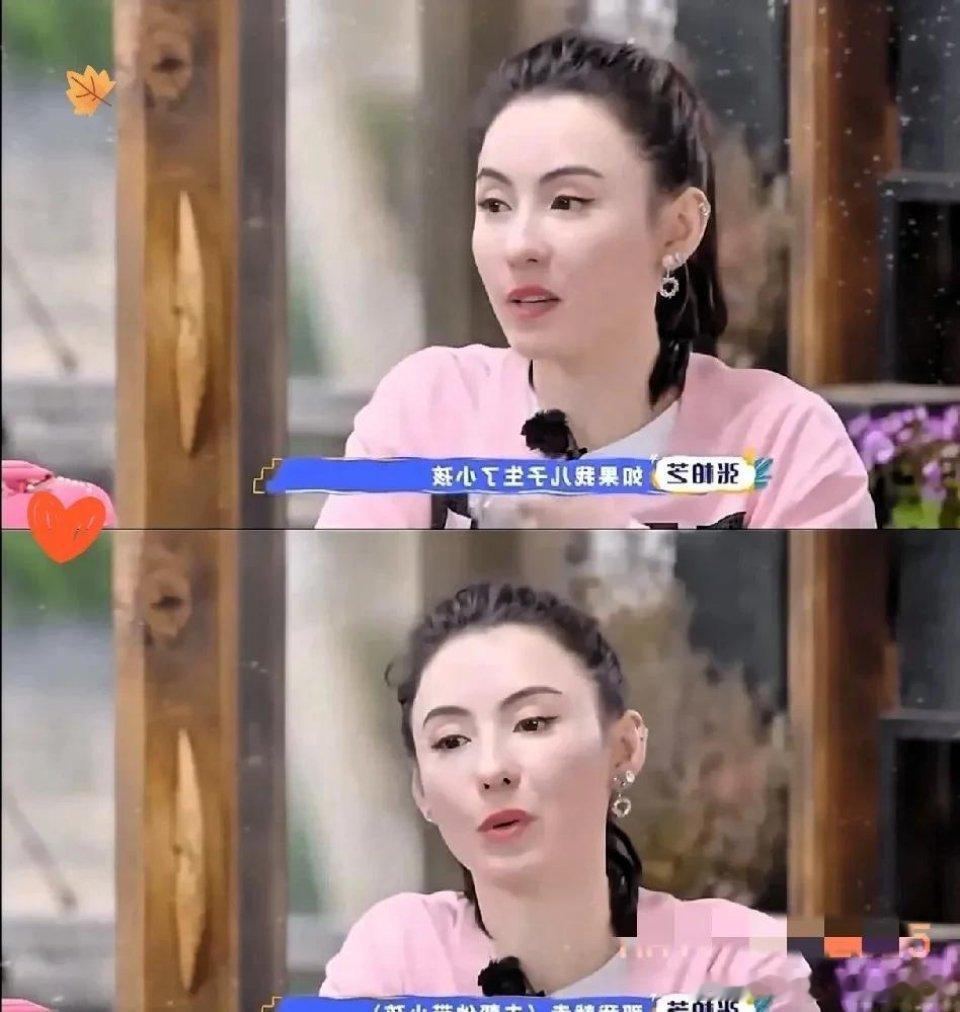 张柏芝说：如果我儿子生了小孩让我给他带孩子，我会立刻去帮她。我一辈子都不会退休，