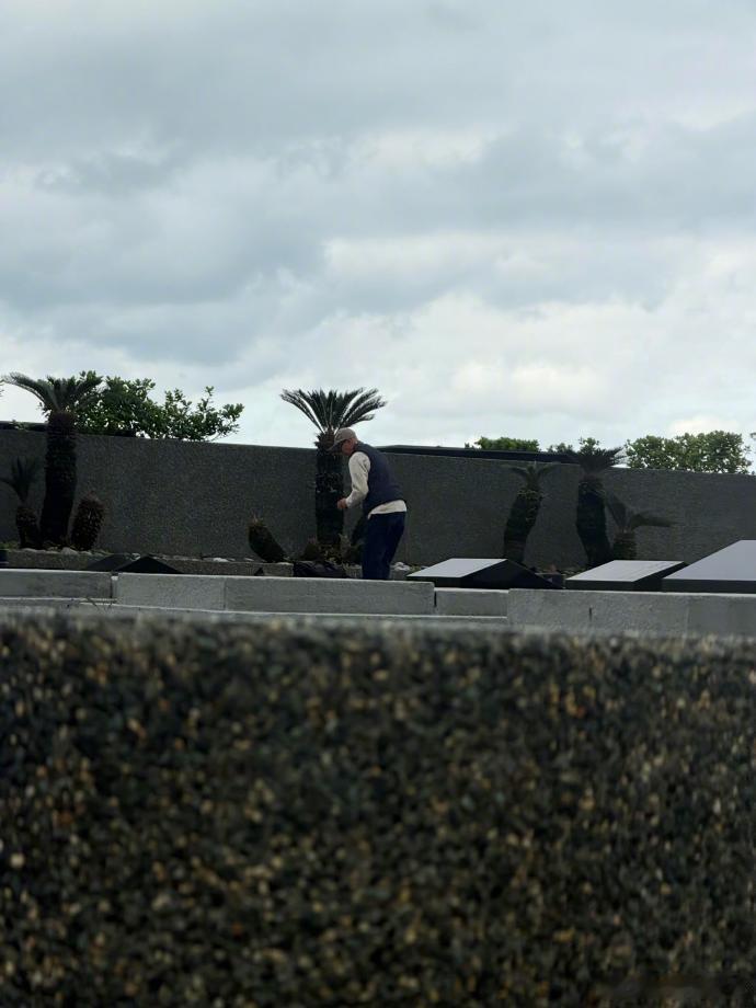 具俊晔新年赴墓地陪伴大S具俊晔擦拭大S墓碑 有网友晒出1月3日在大S墓地偶遇具俊