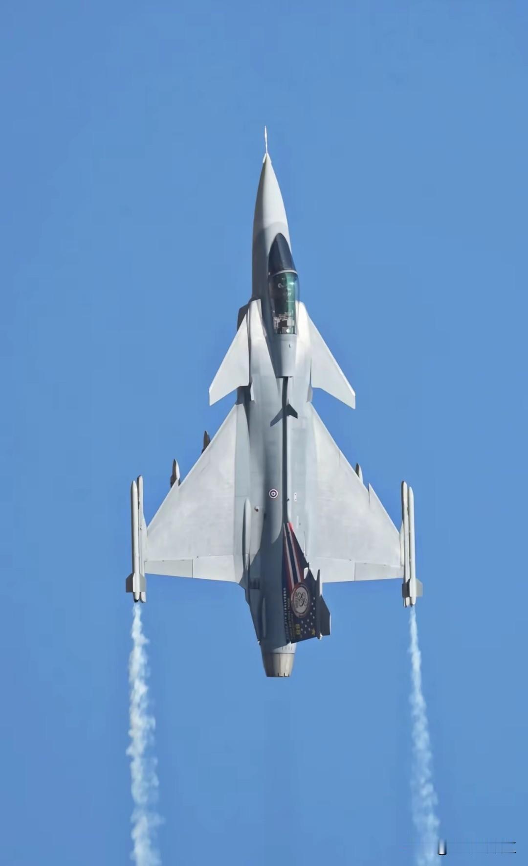 JAS39“鹰狮”战斗机是瑞典萨博公司研制的第四代多用途战机，和法国“阵风”、欧
